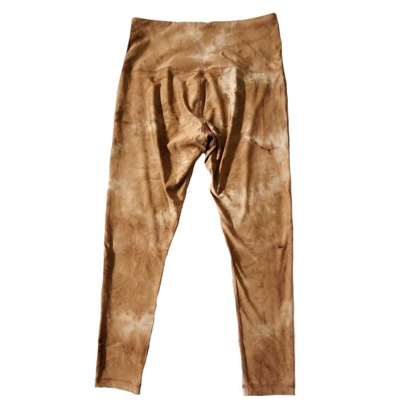 VOGO ATHLETICA Tie Dye Tan Leggings - Picture 4 of 4